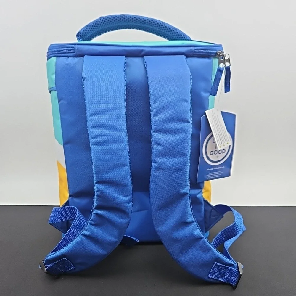 Life Is Good Insulated Cooler Backpack Brand New Multi Color 